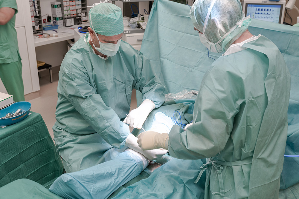 Kreuzbandriss Operation